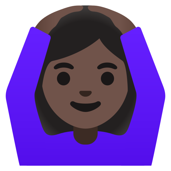 Emoji U1f646 1f3ff 200d 2640