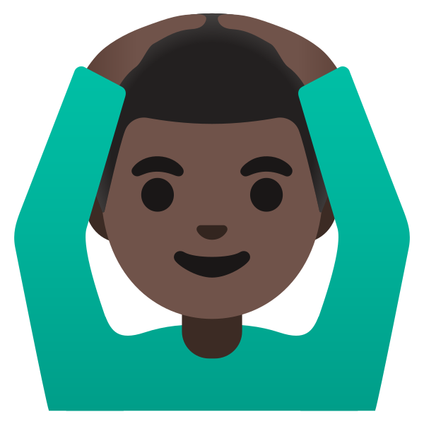 Emoji U1f646 1f3ff 200d 2642