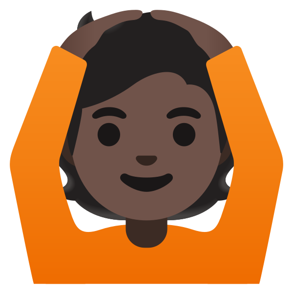 Emoji U1f646 1f3ff