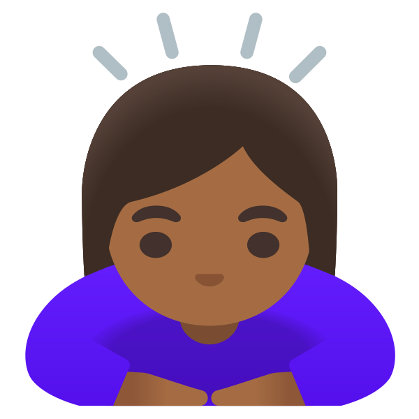Emoji U1f647 1f3fe 200d 2640