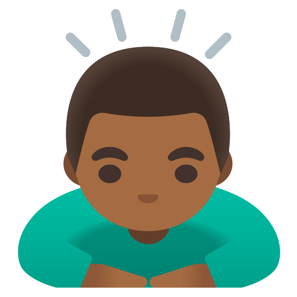 Emoji U1f647 1f3fe 200d 2642