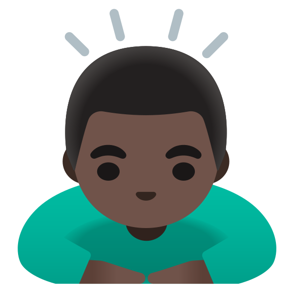 Emoji U1f647 1f3ff 200d 2642
