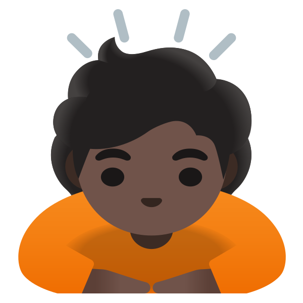 Emoji U1f647 1f3ff
