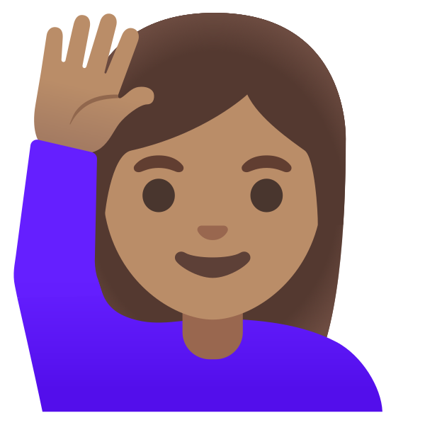 Emoji U1f64b 1f3fd 200d 2640
