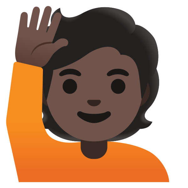 Emoji U1f64b 1f3ff