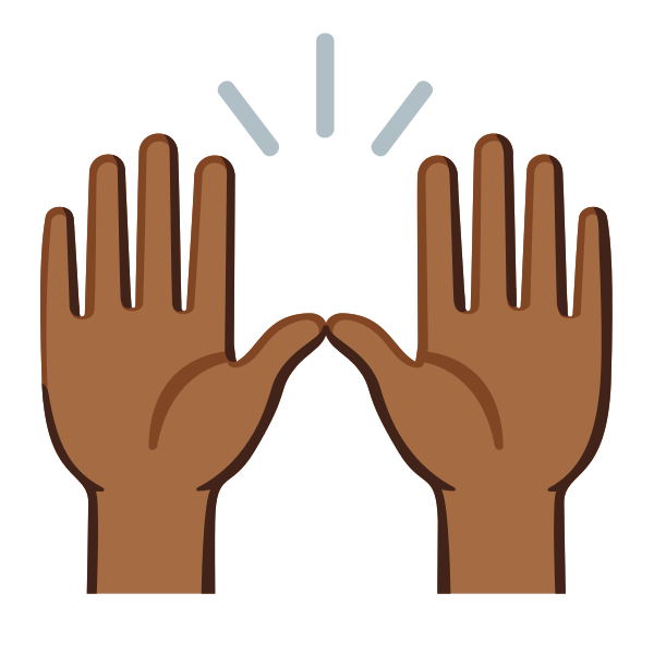 Emoji U1f64c 1f3fe