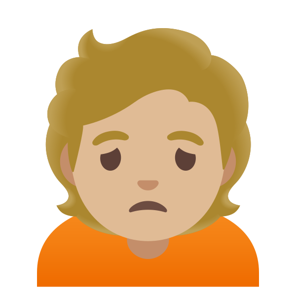 Emoji U1f64d 1f3fc