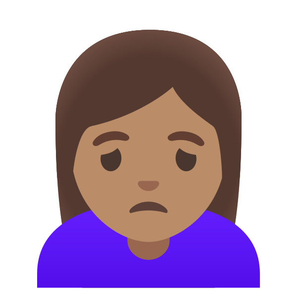 Emoji U1f64d 1f3fd 200d 2640