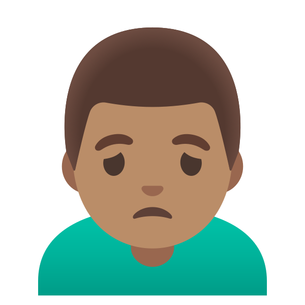 Emoji U1f64d 1f3fd 200d 2642