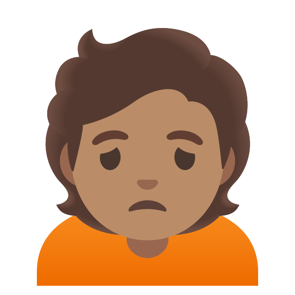 Emoji U1f64d 1f3fd