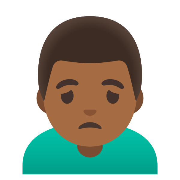 Emoji U1f64d 1f3fe 200d 2642