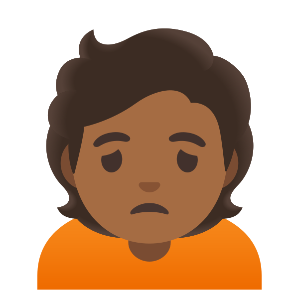 Emoji U1f64d 1f3fe