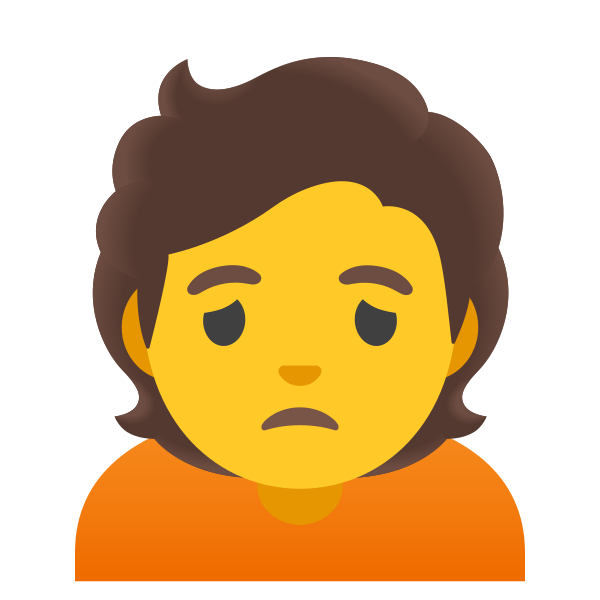 Emoji U1f64d