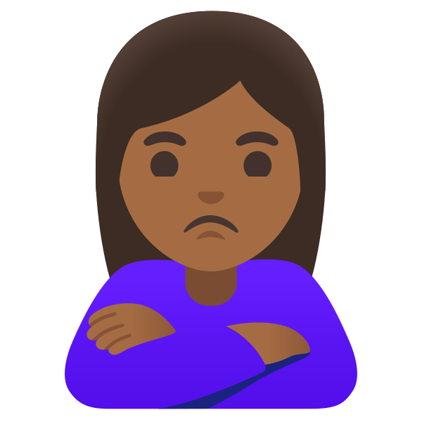 Emoji U1f64e 1f3fe 200d 2640
