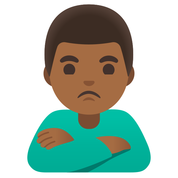 Emoji U1f64e 1f3fe 200d 2642