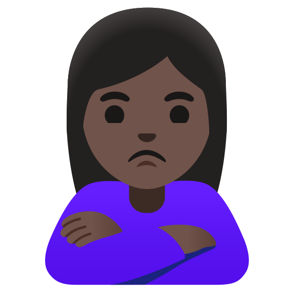 Emoji U1f64e 1f3ff 200d 2640
