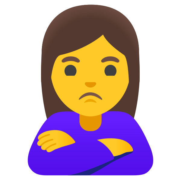 Emoji U1f64e 200d 2640
