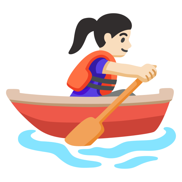 Emoji U1f6a3 1f3fb 200d 2640