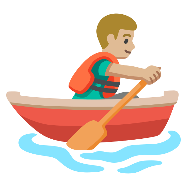 Emoji U1f6a3 1f3fc 200d 2642