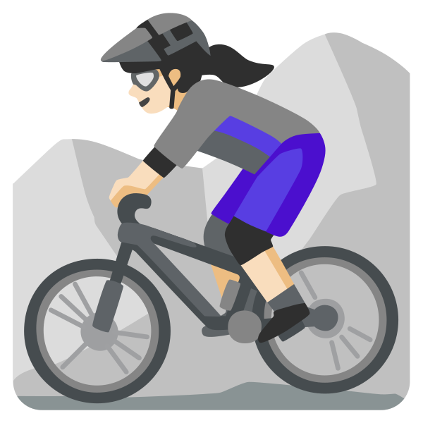 Emoji U1f6b5 1f3fb 200d 2640
