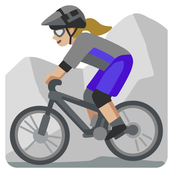 Emoji U1f6b5 1f3fc 200d 2640