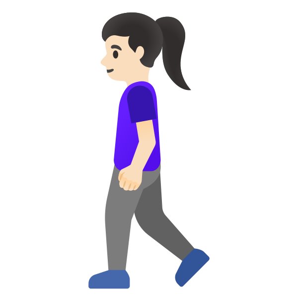 Emoji U1f6b6 1f3fb 200d 2640