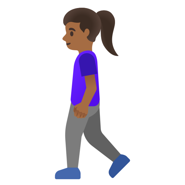 Emoji U1f6b6 1f3fe 200d 2640
