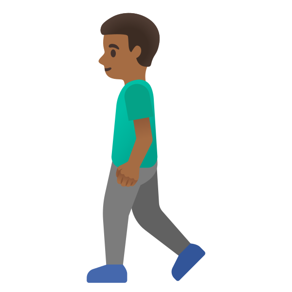 Emoji U1f6b6 1f3fe 200d 2642