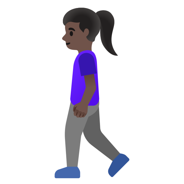 Emoji U1f6b6 1f3ff 200d 2640