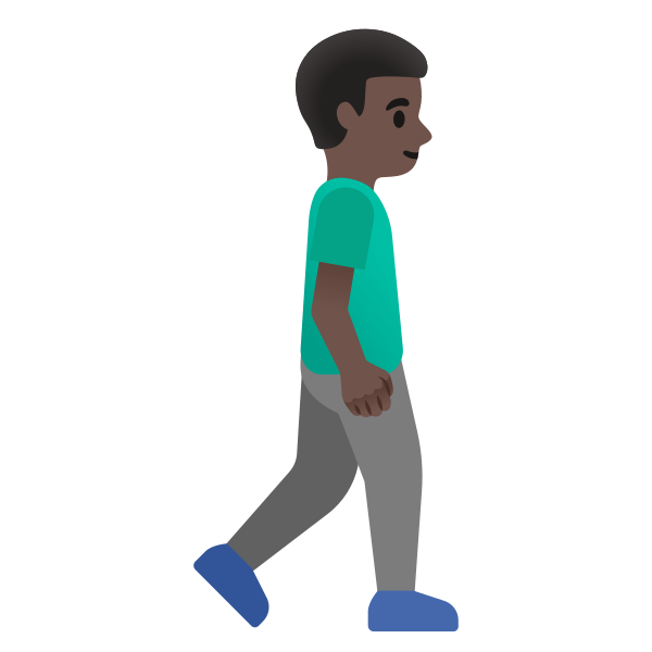 Emoji U1f6b6 1f3ff 200d 2642 200d 27a1