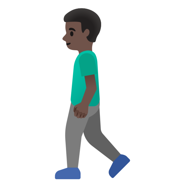 Emoji U1f6b6 1f3ff 200d 2642