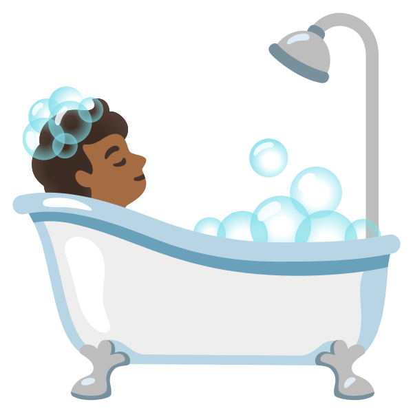 Emoji U1f6c0 1f3fe