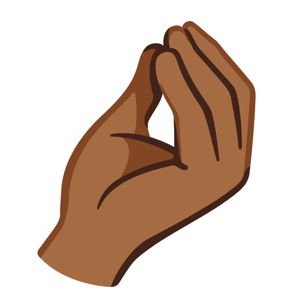Emoji U1f90c 1f3fe