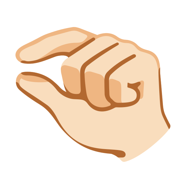 Emoji U1f90f 1f3fb