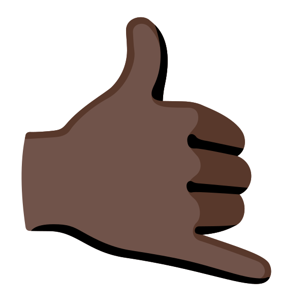 Emoji U1f919 1f3ff
