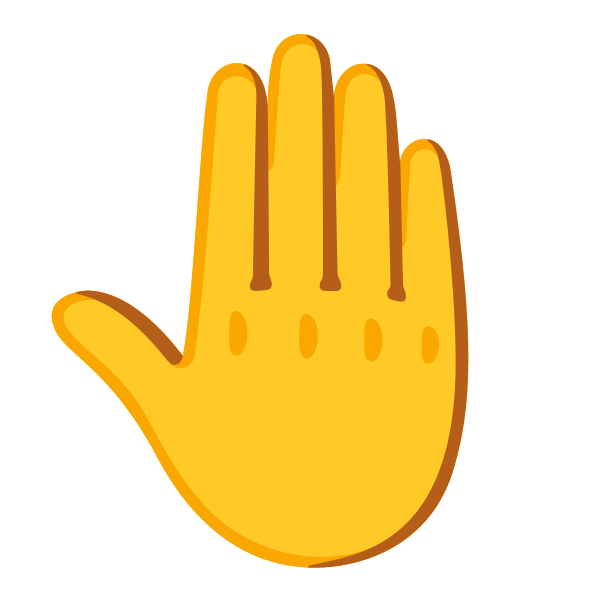 Emoji U1f91a