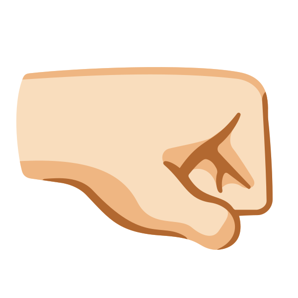 Emoji U1f91c 1f3fb