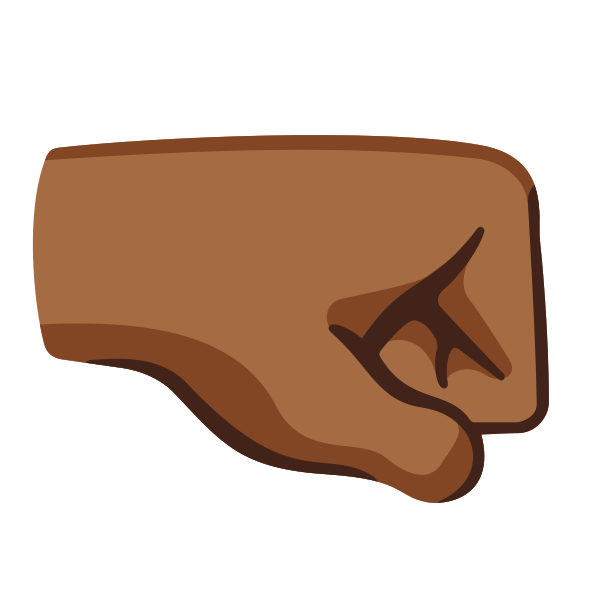 Emoji U1f91c 1f3fe