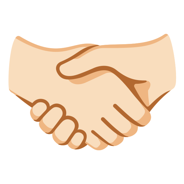 Emoji U1f91d 1f3fb