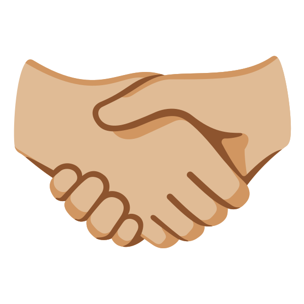 Emoji U1f91d 1f3fc