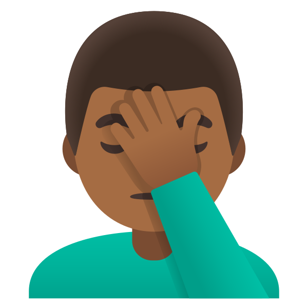 Emoji U1f926 1f3fe 200d 2642