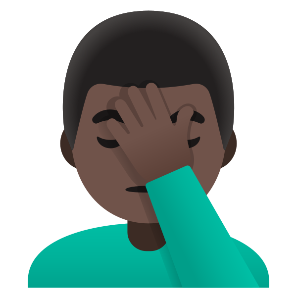Emoji U1f926 1f3ff 200d 2642