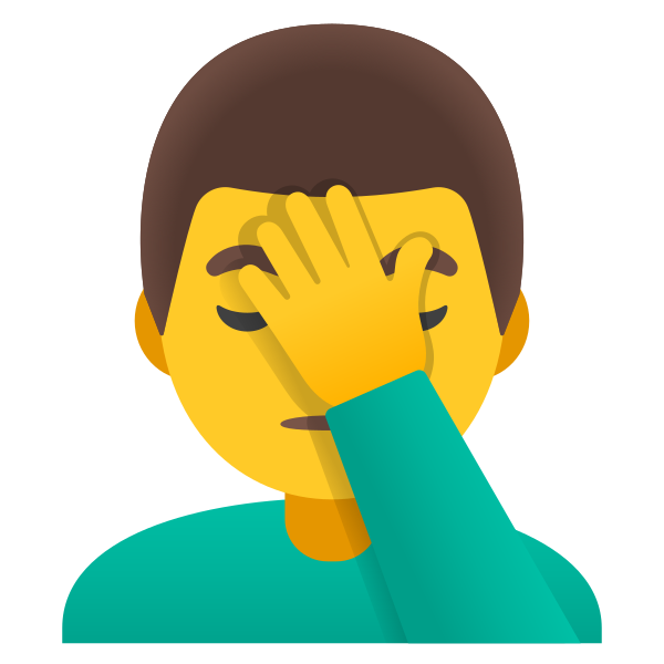 Emoji U1f926 200d 2642