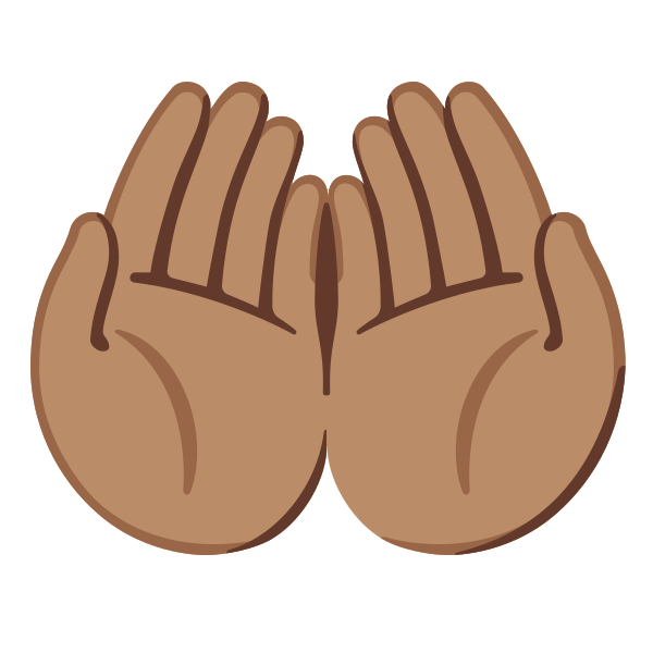 Emoji U1f932 1f3fd