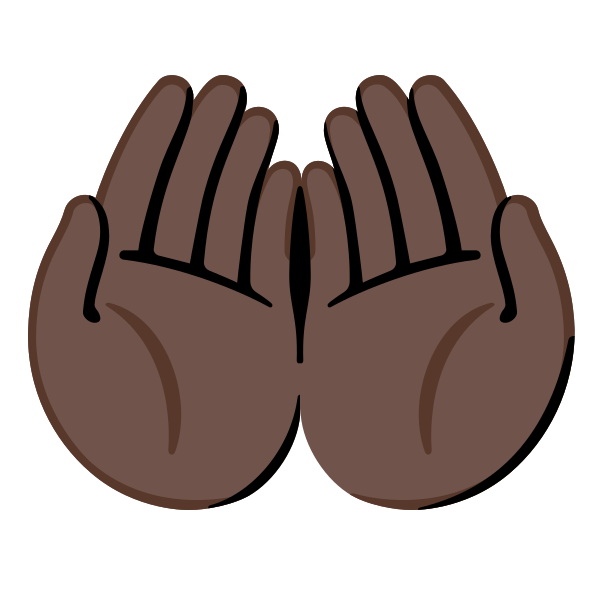 Emoji U1f932 1f3ff