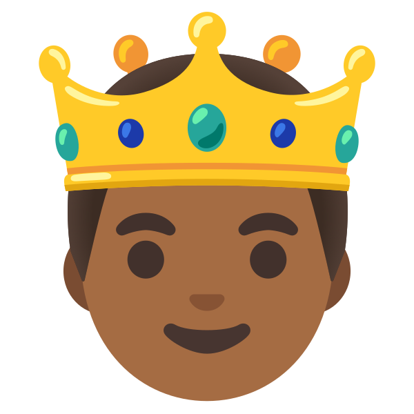 Emoji U1f934 1f3fe
