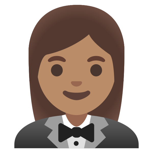 Emoji U1f935 1f3fd 200d 2640