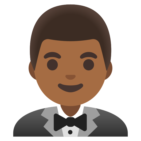 Emoji U1f935 1f3fe 200d 2642