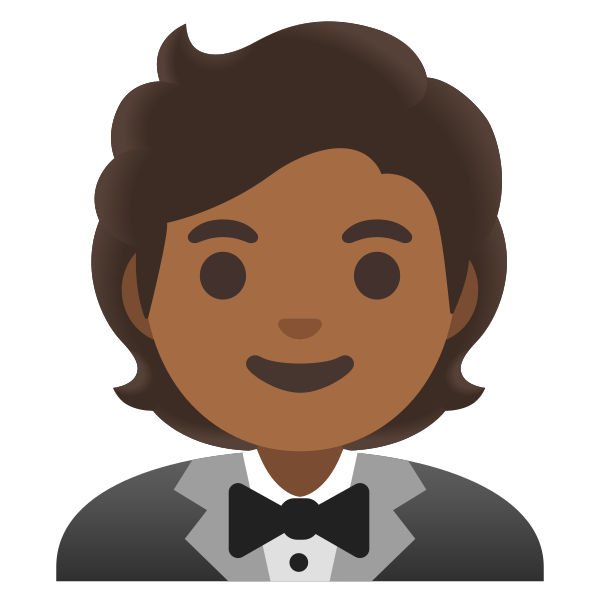 Emoji U1f935 1f3fe