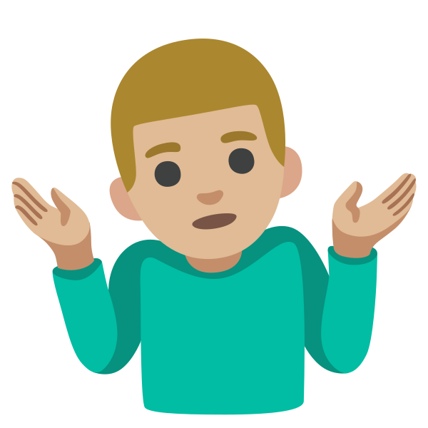 Emoji U1f937 1f3fc 200d 2642